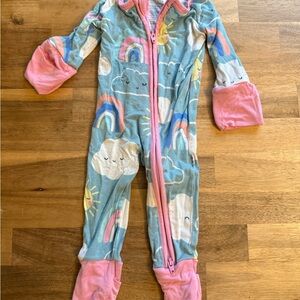 Little Sleepies Sunny skies newborn footie